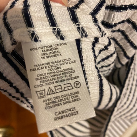 Navy and white stripe top - Picture 3 of 4